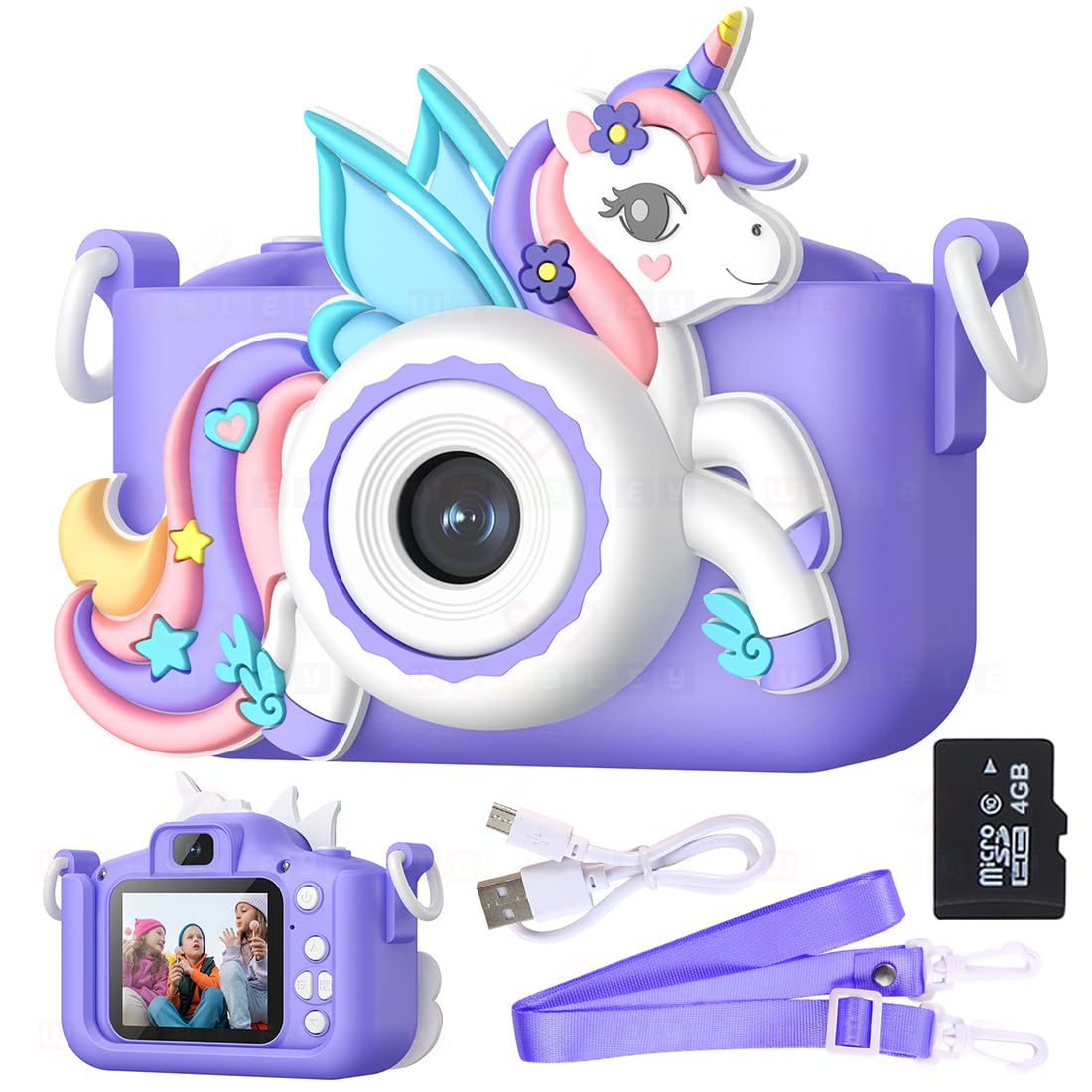 Wembley Unicorn 48MP Kids Digital Camera