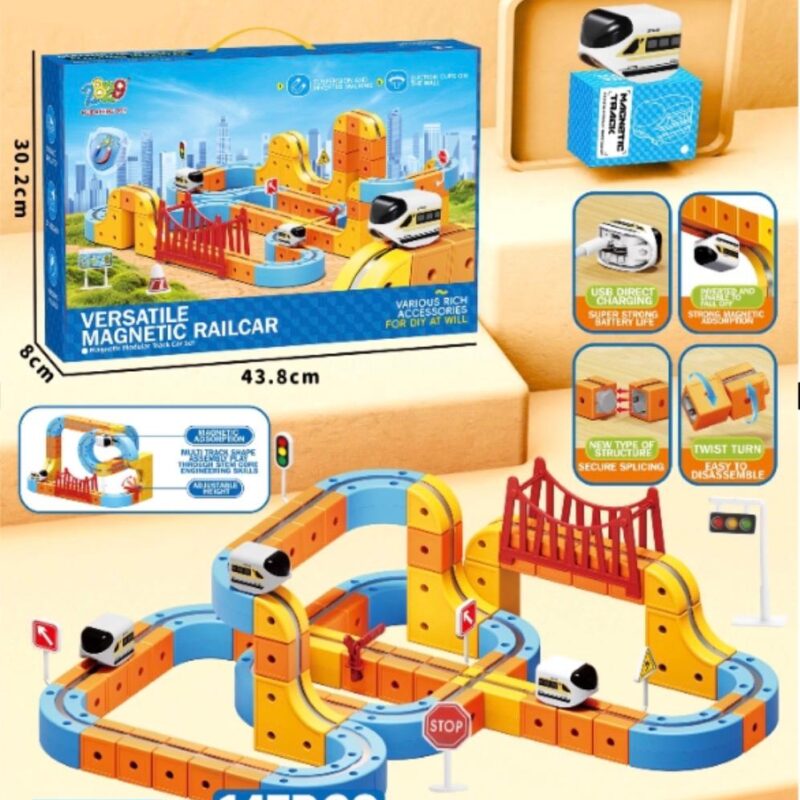 Magnetic Train Set for Kids – 147 Pcs (Copy)