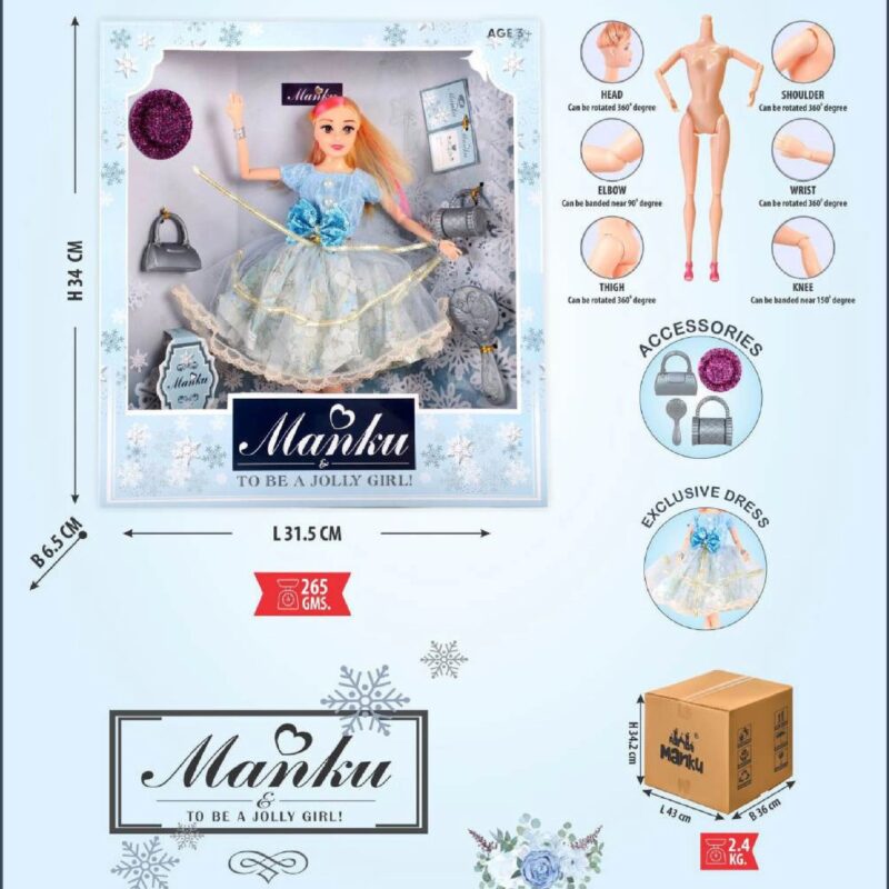 MANKUMT-1008 WHITE DOLL