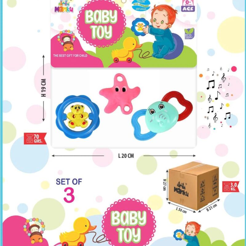 MANKU BABY PARRLE 3 PC