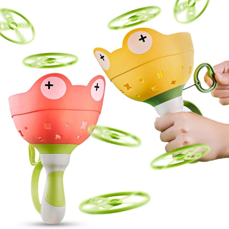 2 Pack Fly Catcher Toys with 28 Flying Discs